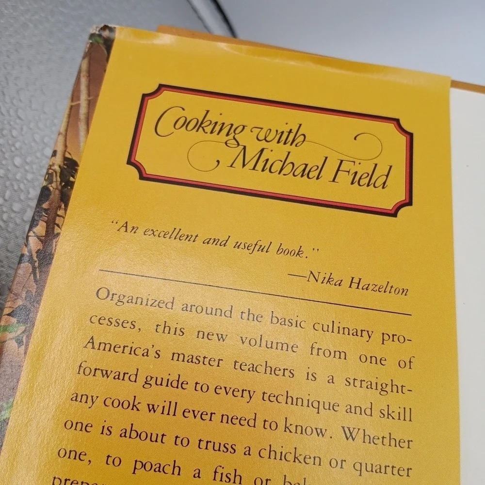 COOKING WITH MICHAEL FIELD Edited Joan Scobey 1978 FIRST EDITION HC DJ NOS New